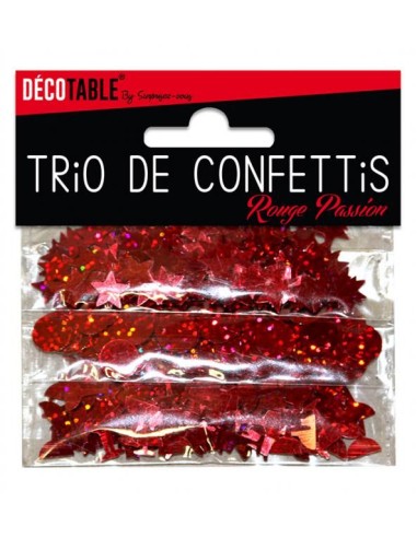 Trio de confettis