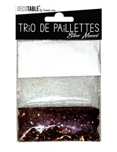 Trio de paillettes