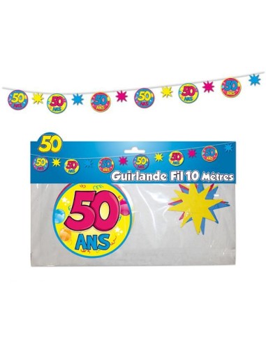 Guirlande fil 50 ans