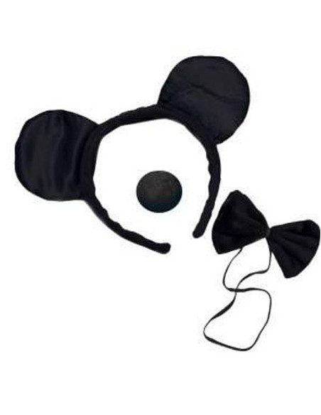 Set accessoires souris noire