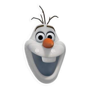 Masque Olaf "La reine des neiges"