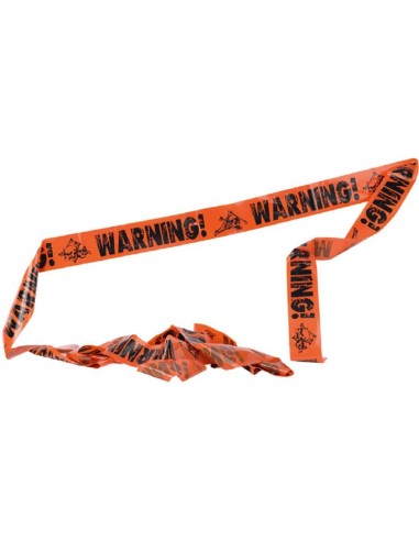 Banderole Warning orange