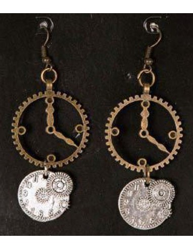 Boucles d'oreilles steampunk