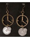 Boucles d'oreilles steampunk