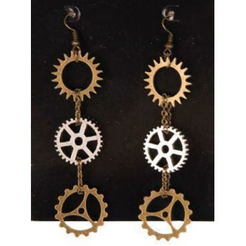 Boucles d'oreilles steampunk