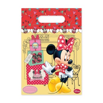 6 sachets anniversaire Minnie Mouse