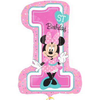 Ballon Minnie first birthday