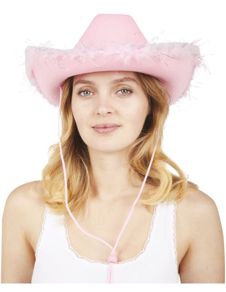 Chapeau cowgirl rose