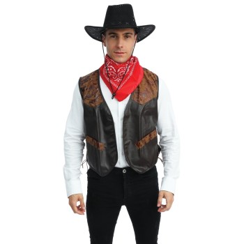 Gilet sans manche cow-boy