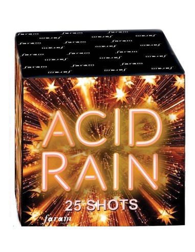 Feu d'artifice Acid Rain 25 shots