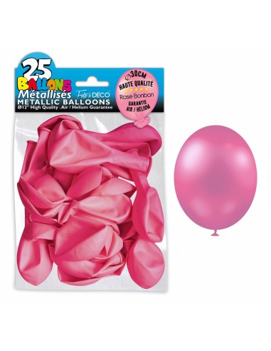 25 ballons métal