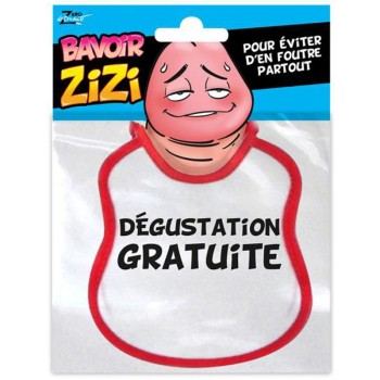 Bavoir zizi Dégustation Gratuite