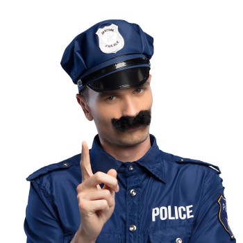 Moustache police noire