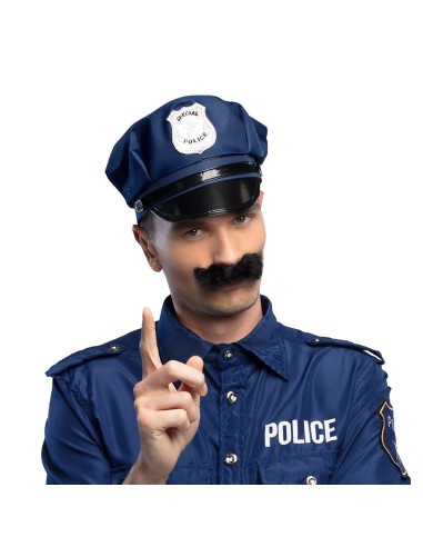 Moustache police noire