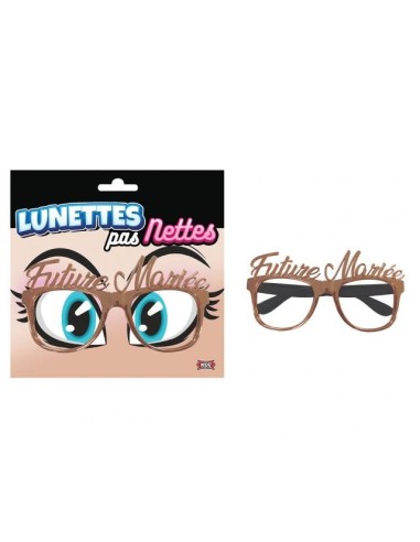 Lunettes future mariée rose gold