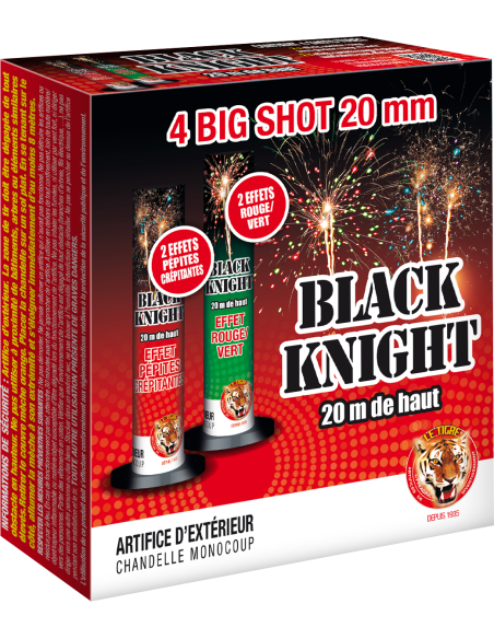 4 comètes Black Knight 20mm