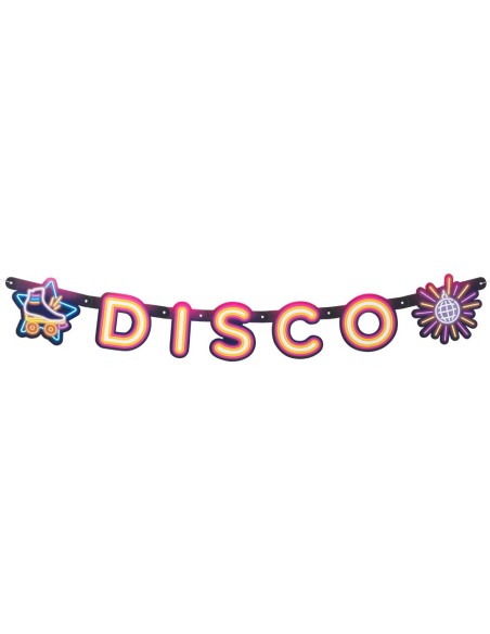 Guirlande lettres Disco 120cm