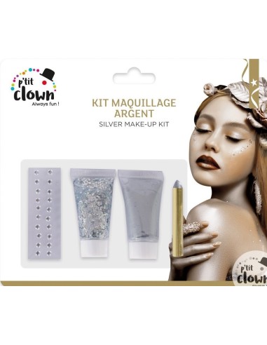 Kit maquillage argent