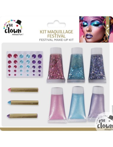 Kit maquillage paillettes festival