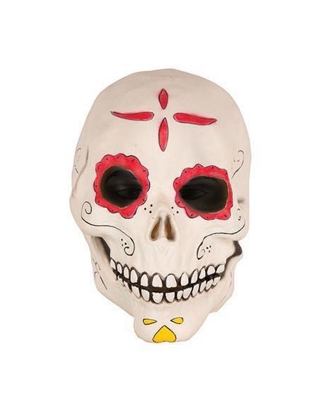 Masque squelette Day of the Dead latex intégral