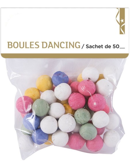 Sachet de 50 boules dancing