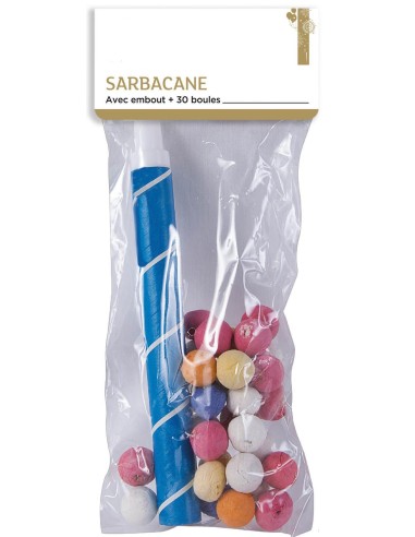 Sachet sarbacane avec boules