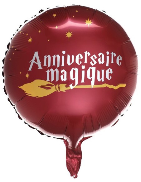 Ballon sorcier anniversaire magique