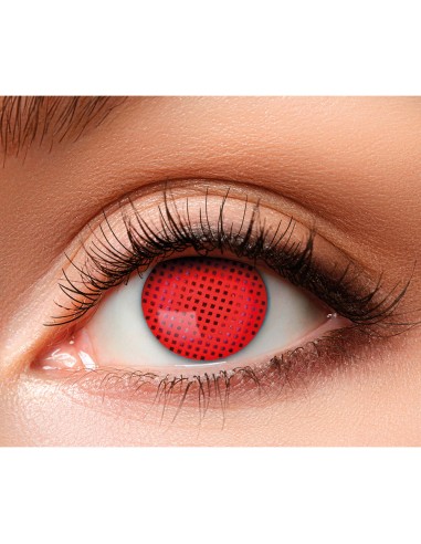 Lentilles cyborg rouges