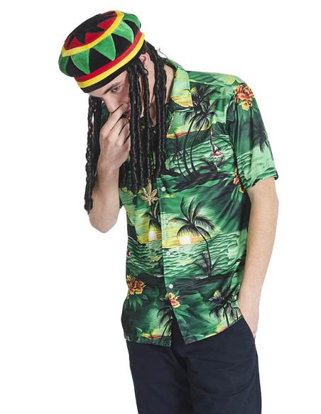 Bonnet rasta avec dreadlocks