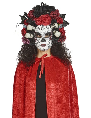 Masque tête de mort mexicaine luxe