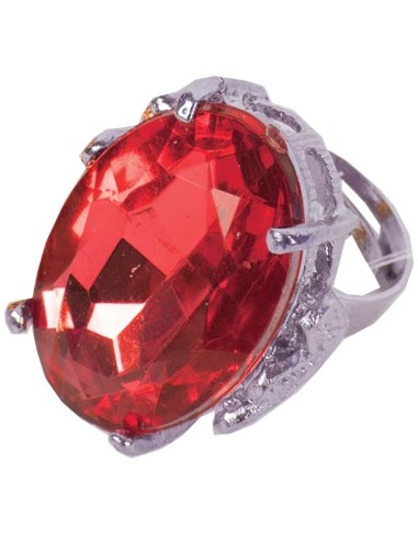 Bague diamant rouge