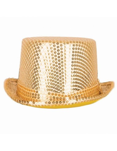 Chapeau haut de forme sequins