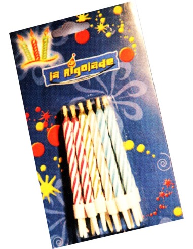 Blister de 12 bougies magiques