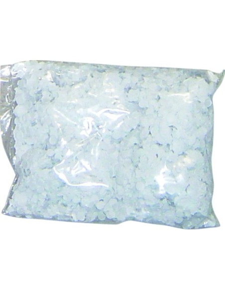 Sachet de 100g de confettis blanc fluo