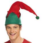 Bonnet elfe avec ponpon