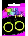 Boucles d'oreilles à clip fluo