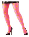 Collants fluo avec fleurs