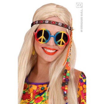 Lunettes peace & love multicolore