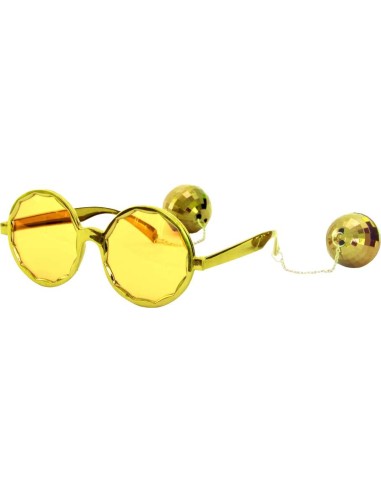 Lunettes disco avec boules