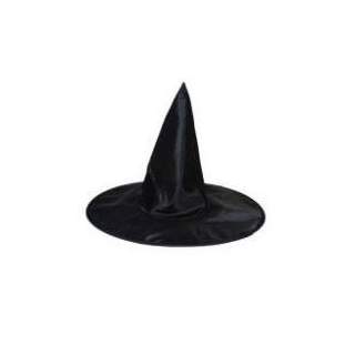 Chapeau sorcière nylon noir