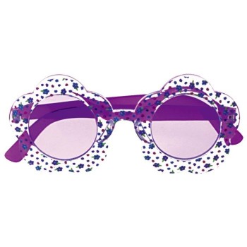 Lunettes hippie fleurs