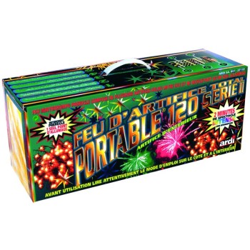 Feu d'artifice portable 120 - prêt à allumer