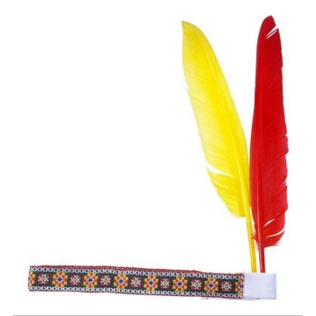 Bandeau indien avec 2 plumes