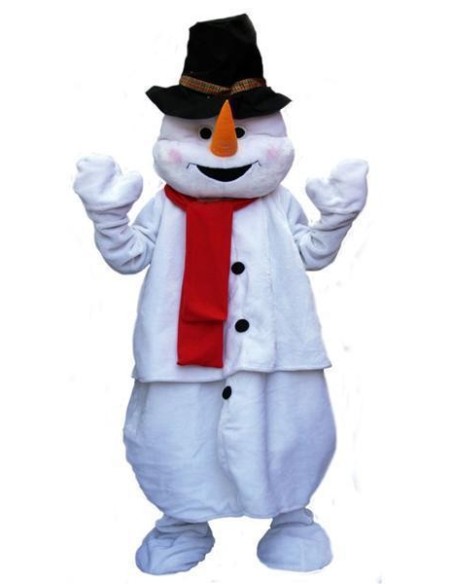 Mascotte de bonhomme de neige