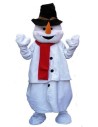 Mascotte de bonhomme de neige