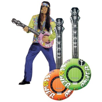 Banjo gonflable hippie