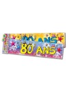 Banderole anniversaire 80 ans