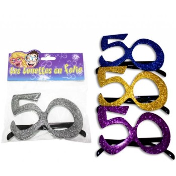 Lunettes anniversaire 50 ans