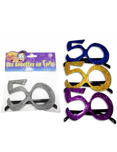 Lunettes anniversaire 50 ans