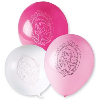 Lot de 6 ballons Princesses Disney